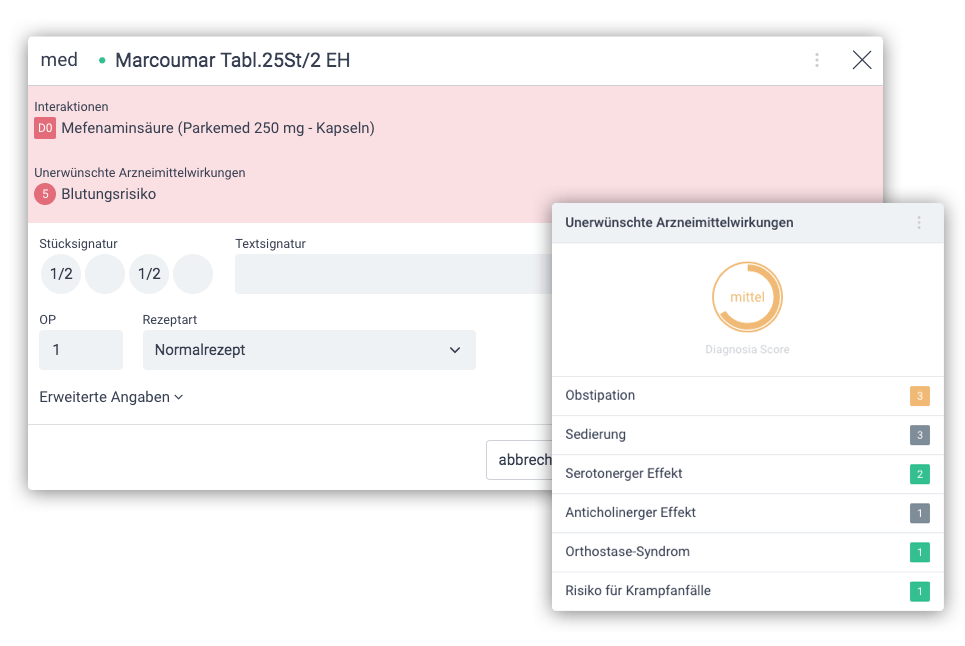 Medikamente und Interaktionen LATIDO